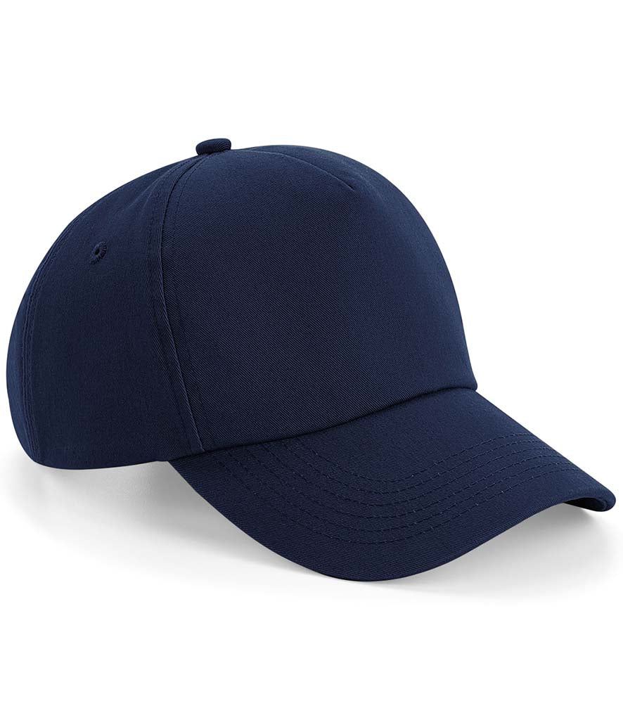 French blue workwear cap ideal for UK small business branding.