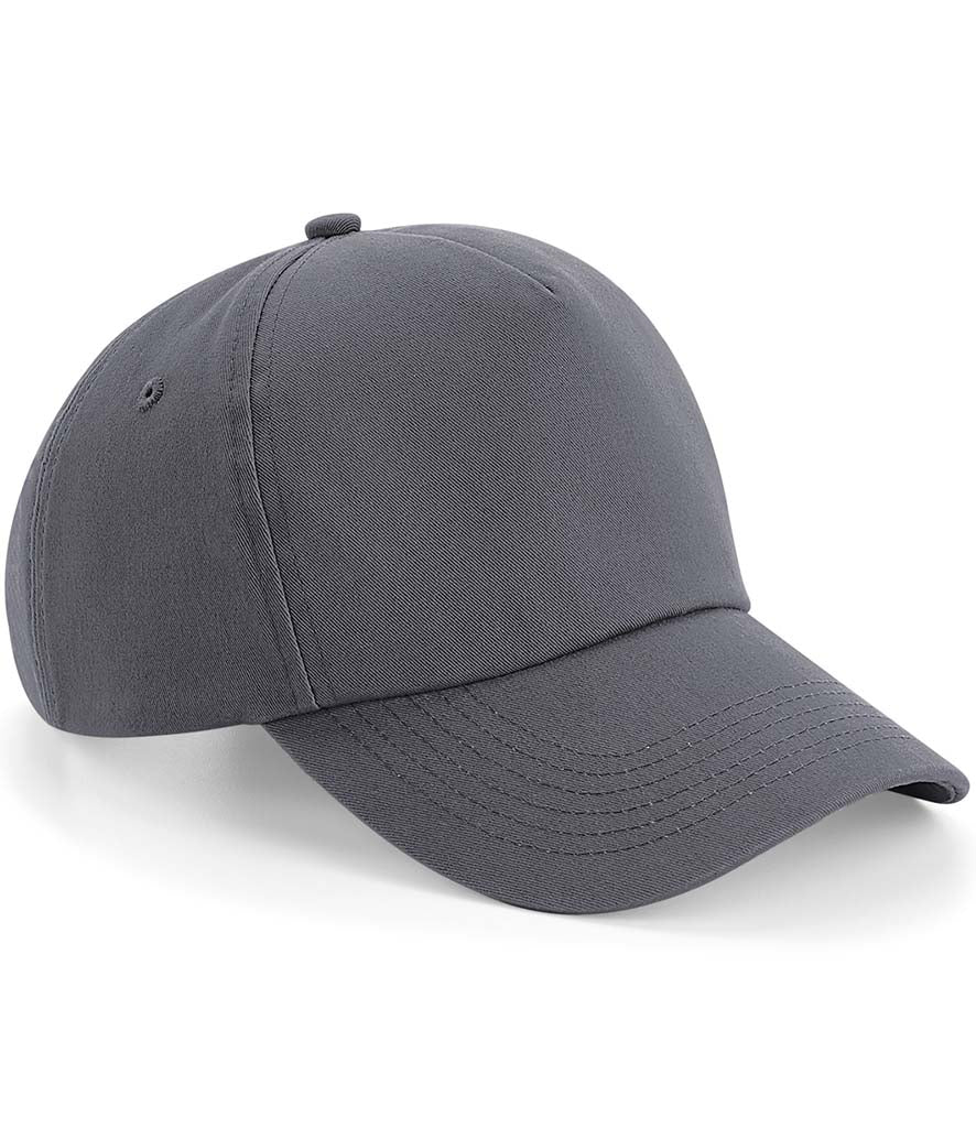 Professional graphite grey unisex cap ideal for UK company uniform headwear.
